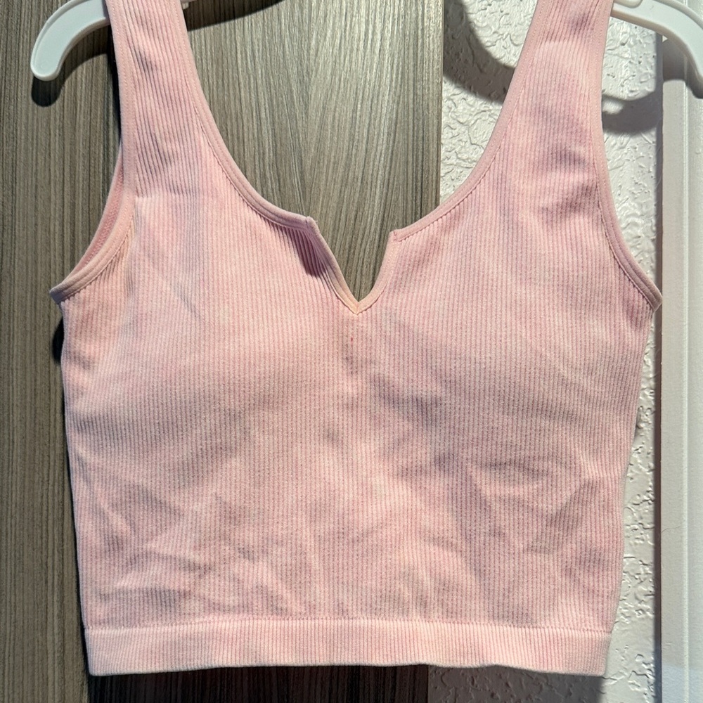 Altar'd State Pink Crop Top - Picture 2 of 6